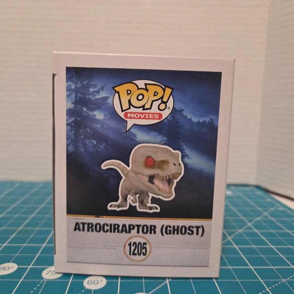 Funko POP Movies Jurassic Park Dominion Atrociraptor Ghost 1205 Vinyl Figure - Picture 4 of 6